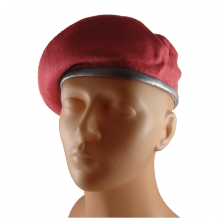 Beret Harcerski Szyty - Bordowy